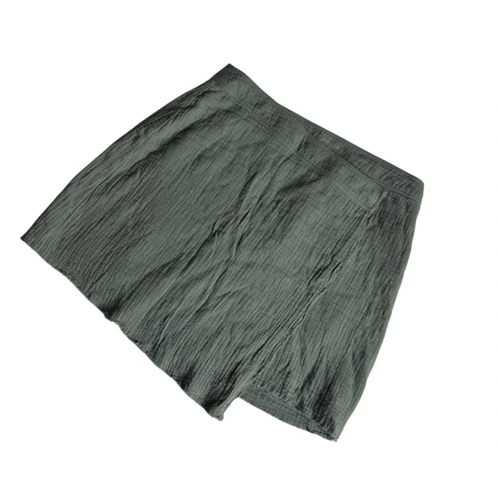 Tavik‎ Bambi Mini Skirt Swim Cover in Cove Gray Womens Medium